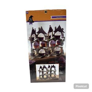New Sealed Wilton Halloween Treat Stand Scary Good Treats Cupcake Holder